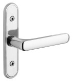 Okov za prozore ROSTEX ručka i štitnik za balkon EXCLUSIVE (KROM INOX) - ROSTEX Sjajni krom-nehrđajući čelik