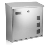 Poštanski sandučić RICHTER BK.703.GZ.N (NEHRĐAJUĆI ČELIK) - RICHTER Matt nehrđajući čelik