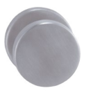 Okov za vrata MP Ball fiksni-R (BRUŠENI INOX) - MP BN (brušeni nehrđajući čelik)