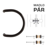 KVAKA MP M1 WA/AS-STAKLO - par (Smeđa RAL 8019) - MP Brown