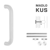 RUČICA MP šifra K01 Ø 32 mm UN - razmak 350 mm (WS - Bijela mat) - MP WS (bijeli mat)