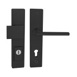 Sigurnosni okovi MP TI - FORTE PLUS 3214/ELIPTICA 3098 - SH (debljina vrata 84-90 mm) - BS - Crni mat - MP BS (mat crna)