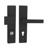 Sigurnosni okovi MP TI - FORTE PLUS 3214/SQUARE 2275 - SH (debljina vrata 38-45 mm) BS - Crni mat - MP BS (mat crna)