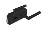 Staklena BRAVA s ručkom MP FAVORIT UNIQUE R8- PZ (BS - Matte Black) - MP BS (mat crna)