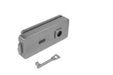 Staklena vrata LOCK MP UNIQUE R8 - BB (BN - brušeni nehrđajući čelik) - MP BN (brušeni nehrđajući čelik)