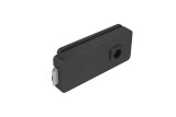 BRAVA za staklena vrata MP UNIQUE R8 - bez stražnje rupe (BS - Matte Black) - MP BS (mat crna)