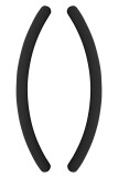 KVAKA ZA KLIZNA VRATA MP ONE - par (mat crna) - 375 mm - MP Crni
