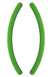KVAKA ZA KLIZNA VRATA MP ONE - par (Zelena mat) - 375 mm - MP Zelená