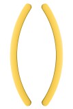 KVAKA ZA KLIZNA VRATA MP ONE - par (mat limun žuta) - 375 mm - MP Žlutá