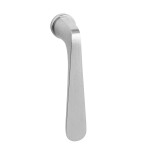 Euro ručka za prozor MP VM - DK - PEPE - R mini (OCS - brušeni krom) - MP OCS (brušeni krom)