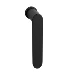 Euro ručka za prozor MP VM - DK - PURE - R mini (BS - Crna mat) - MP BS (mat crna)