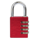 Aluminijski kodni lokot Richter RV.12002.40.CRV - Richter červená