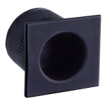 Kvadratna prednja ručka ROSTEX (mat crna) - ROSTEX CRNI