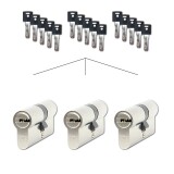 Set od 3 Richter EURO XCOLOR cilindrična uloška SET3.BIL