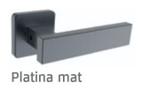 Okov za vrata ROSTEX CASTELO/H (PLATINASTI NEHRĐAJUĆI ČELIK) - Rostex Platina mat