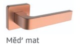 Okov za vrata ROSTEX DANTE/H s klinovima (BAKARNI MAT) - ROSTEX Měď mat
