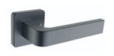 Okov za vrata ROSTEX DANTE/H s klinovima (PLATINA MAT) - Rostex Platina mat