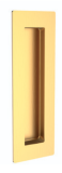 ROSTEX školjke kliznih vrata, kvadratne 50x120 mm (NEHRĐAJUĆI ČELIK, MAT TITAN) - ROSTEX Ti