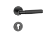 Okov za vrata MP SH - OVALNI - R 1741 PRO 8 MM (BS - Crni mat)