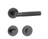 Okov za vrata MP SH - OVALNI - R 1742 PRO 8 MM (BS - Crni mat)