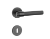 Okov za vrata MP SH - OVALNI - R 1743 PRO 8 MM (BS - Crni mat)