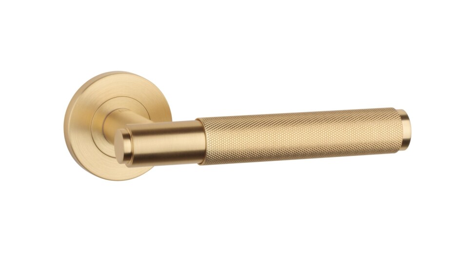 Okov za vrata MP SH - OVALNI - R 1741 PRO 8 MM (OLS - Brušeni mesing)