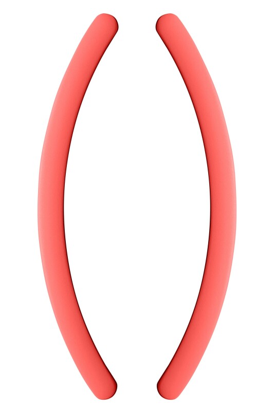 KVAKA ZA KLIZNA VRATA MP ONE - par (crvena mat) - duljina 375 mm