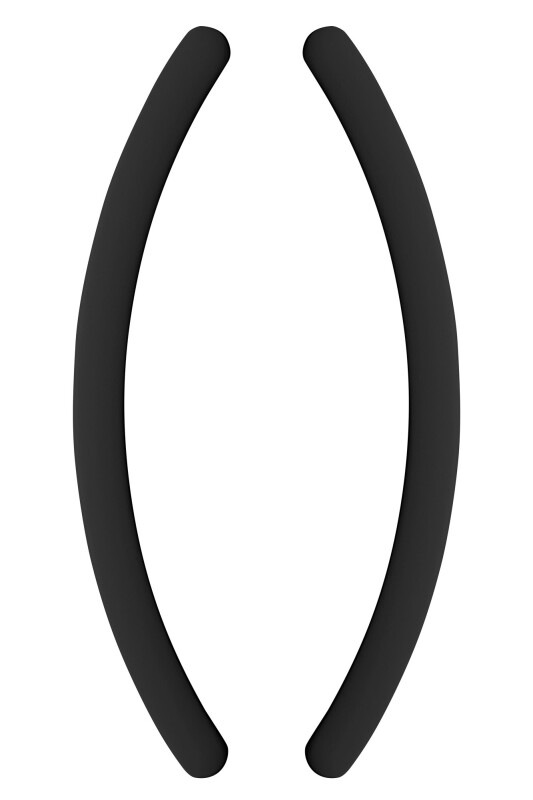 KVAKA ZA KLIZNA VRATA MP ONE - par (mat crna) - 375 mm