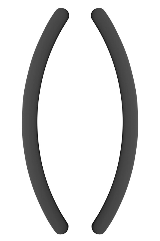 KVAKA ZA KLIZNA VRATA MP ONE - par (Mat grafit) - 375 mm