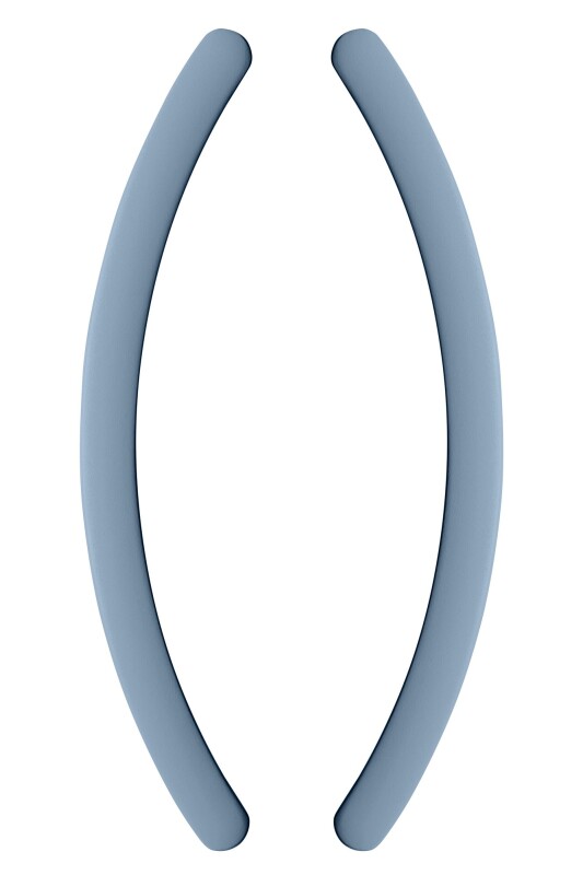 KVAKA ZA KLIZNA VRATA MP ONE - par (Plava mat) - 375 mm