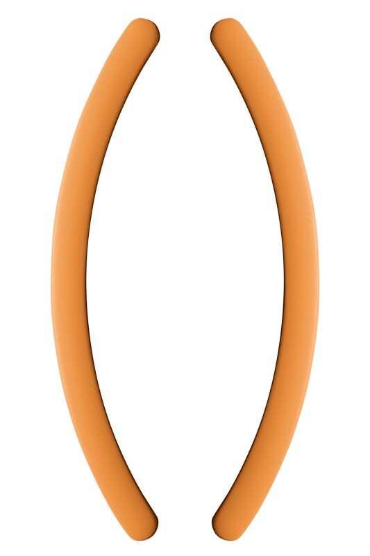 KVAKA ZA KLIZNA VRATA MP ONE - par (mat narančasta) - 375 mm