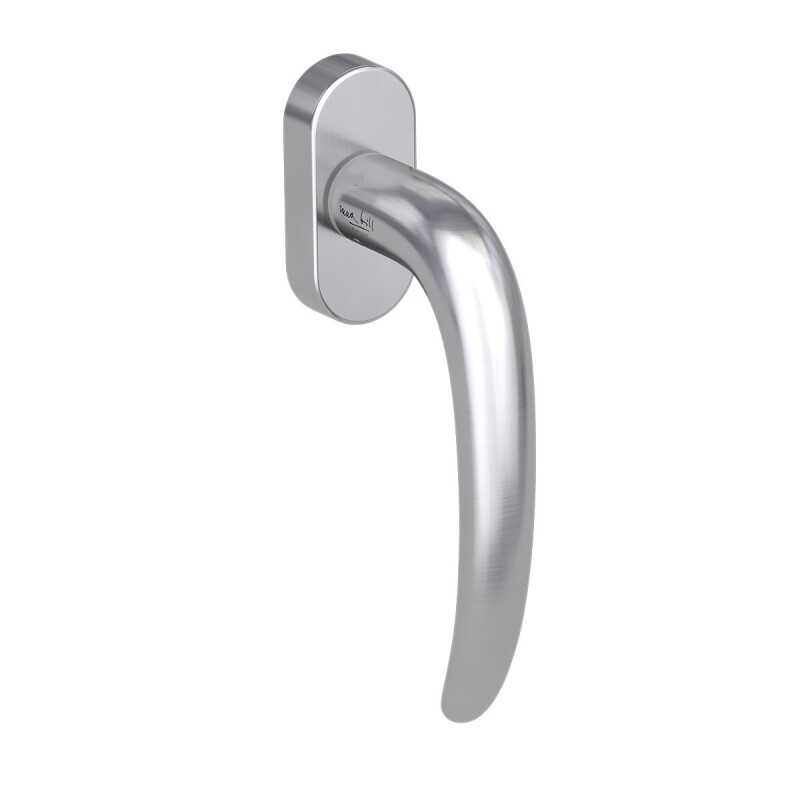 Ručka za euro prozore MP GK - DK - ULMER - R (BN - Brušeni nehrđajući čelik)