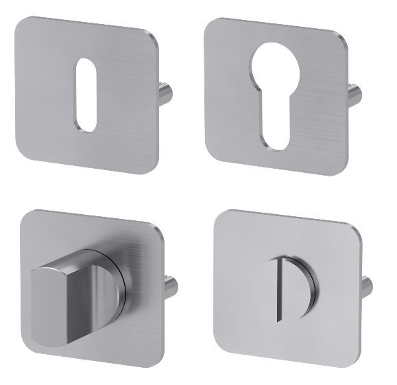 Rozeta za vrata za MP GK - ONE - HR ručku (BN - Brušeni nehrđajući čelik)