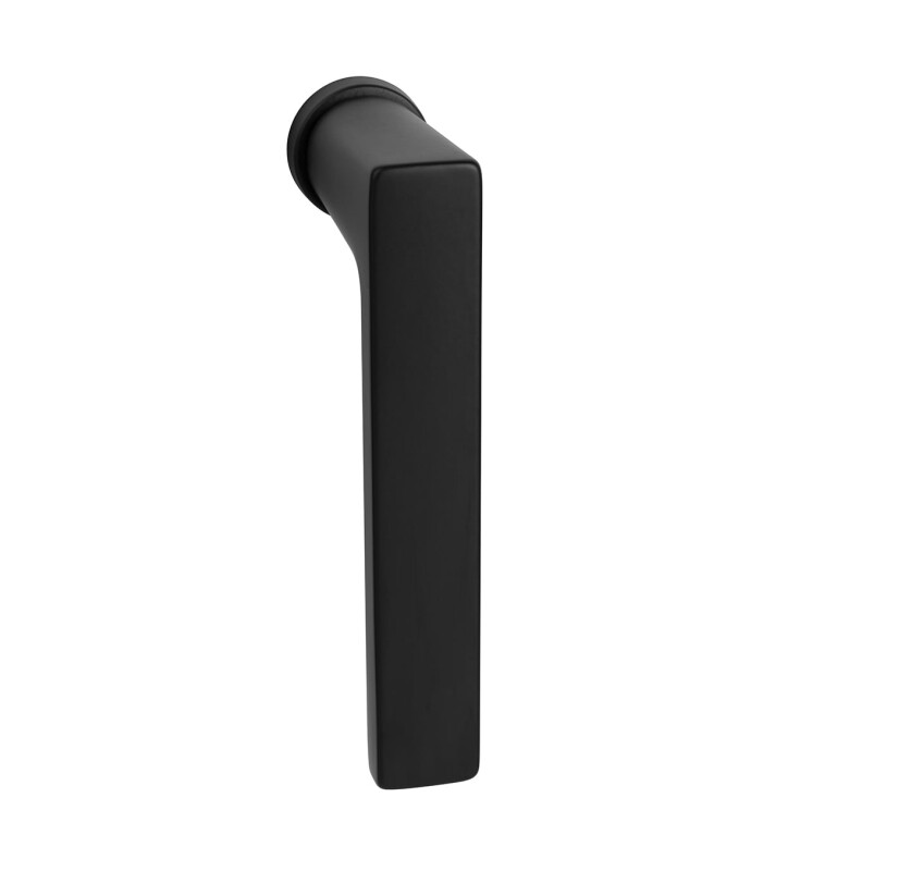 Euro ručka za prozor MP VM - DK - BAAR - R mini (BS - Crna mat)