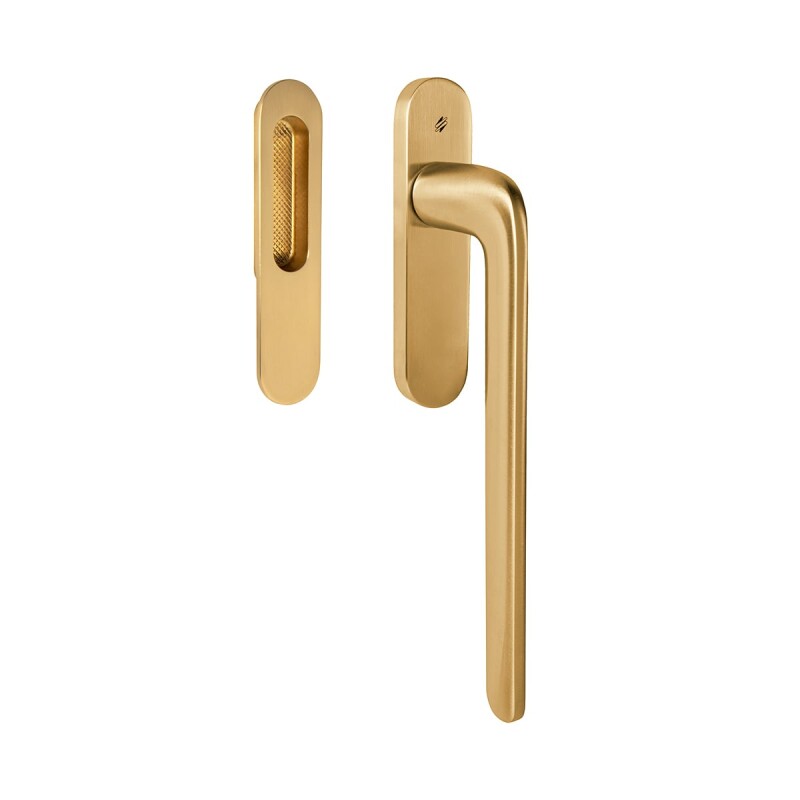 Klizna portalna ručka MP CB - HS PORTAL ID313 - ručka/školjka (zlatna mat)