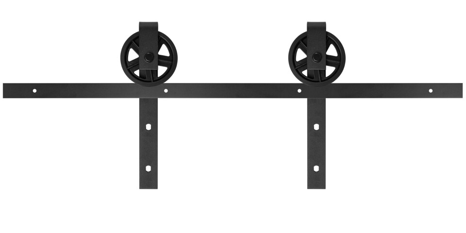 Klizni sustav MP VINTAGE 1 s amortizerom i šinom od 2 m (BS - crna mat)