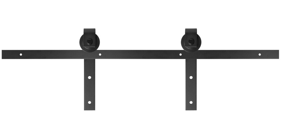 Klizni sustav MP VINTAGE 2 s amortizerom i šinom od 2 m (BS - crna mat)