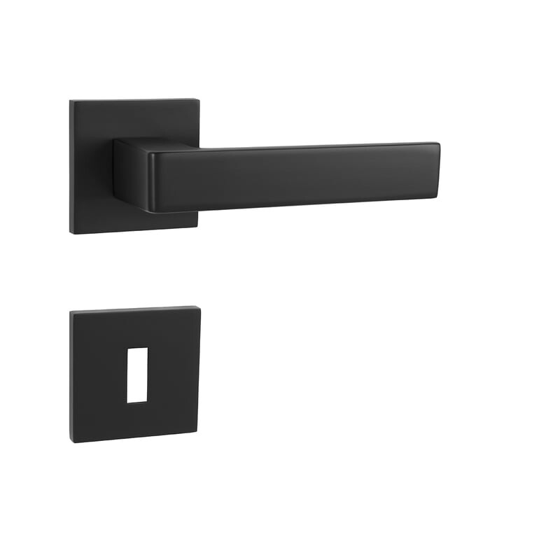 Okov za vrata MP HIT HR SQ6 (BS - crni mat)