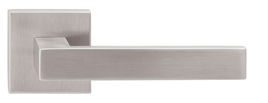 Okov za vrata TWIN CUBOID HR C 1682FL (E) - ravna rozeta