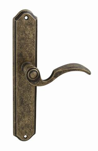 AKCIJA Okov za vrata MP NI - RAMA (OBA - Antique bronze) - kugla/kvaka desna, PZ, korak 90
