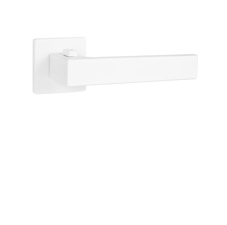 Okov za vrata MP - TI - SQUARE - HR 4275Q 7S sa zaključavanjem, 38-45 mm (WS - Bijela mat)
