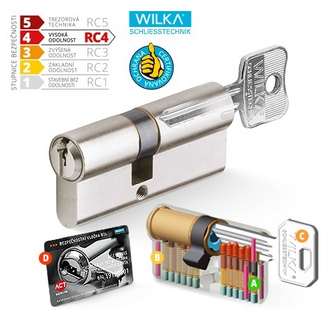 Cilindrična sigurnost ACT WILKA RC4