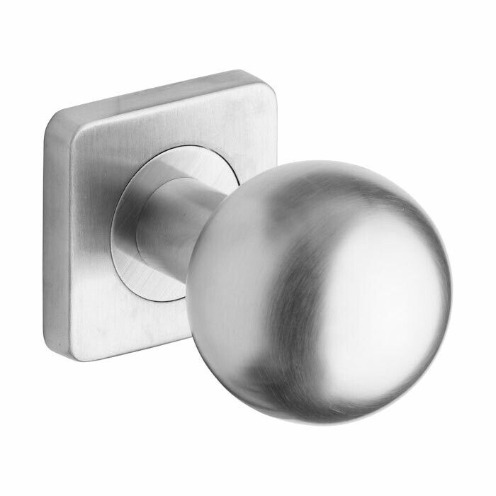 ROSTEX ručka s kvadratnom rozetom (mat nehrđajući čelik)