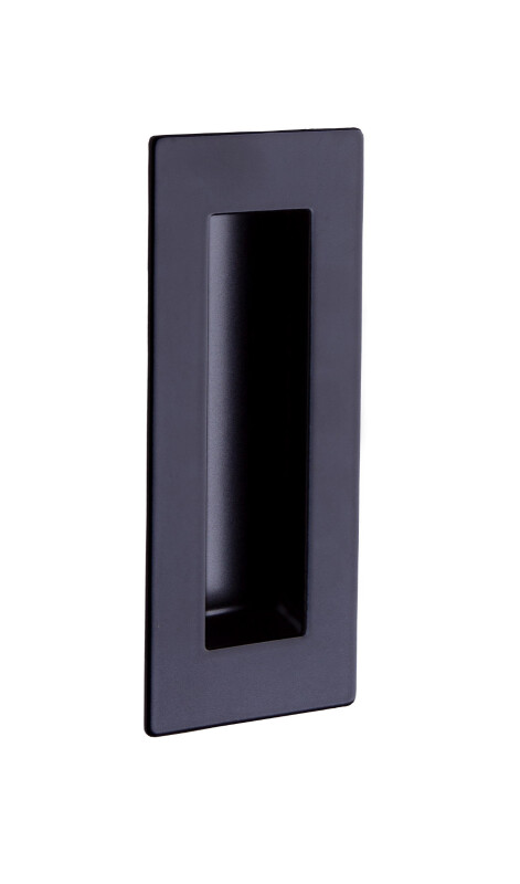 Školjke za klizna vrata ROSTEX kvadratne 50x150mm (MAT CRNA)