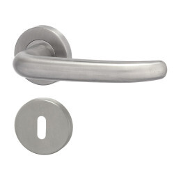 Okov za vrata HOLAR MT 04 s okruglom rozetom (nehrđajući čelik)