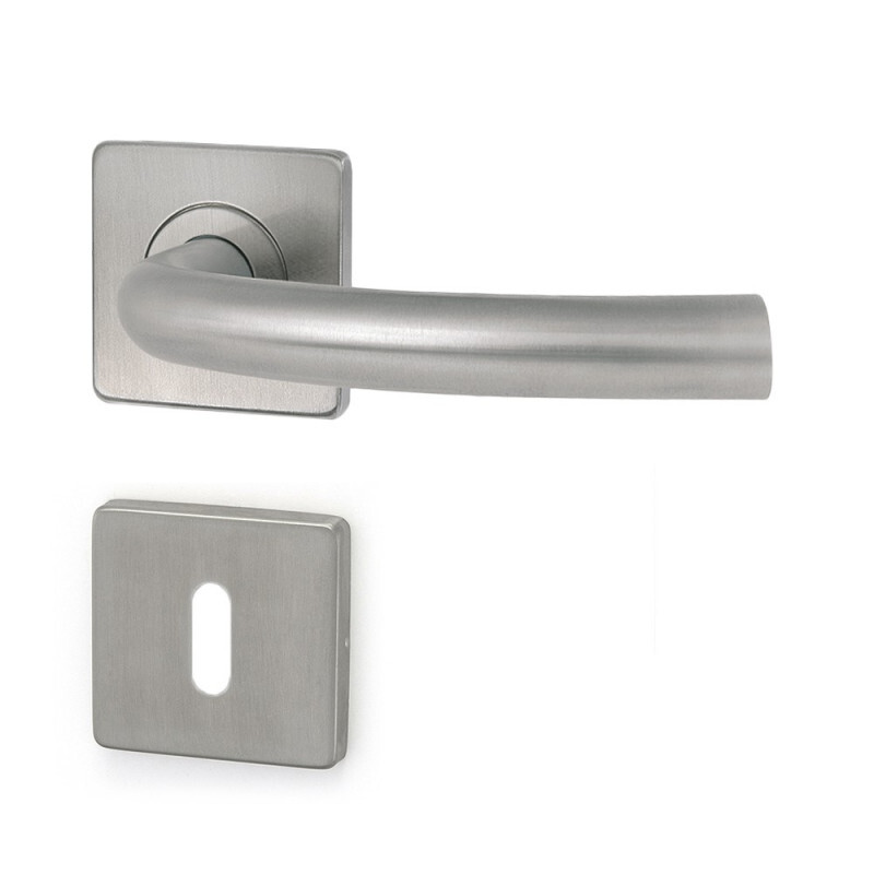 Okov za vrata HOLAR MT 03 s kvadratnom rozetom (nehrđajući čelik)