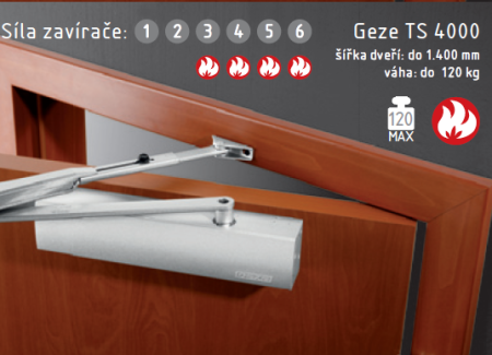 ACT Geze TS 4000 Closer (1-6) - SILVER
