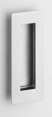 ROSTEX školjke kliznih vrata, kvadratne, 50x120 mm (MAT INOX, CRNI)