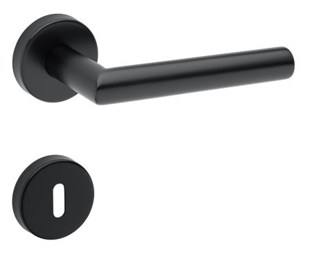 Okov za vrata MP TI - FAVORIT - R AP 2002 (BS - Black mat)