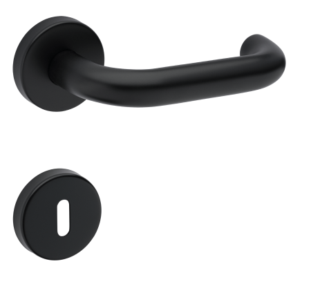 Okov za vrata MP TI - COSLAN - R AP 2000 (BS - Black mat)